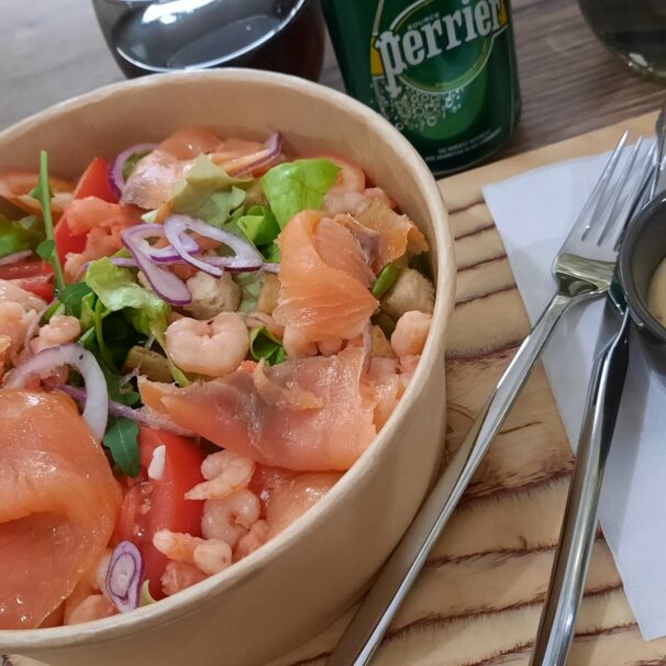 Salade Nordique (saumon/crevettes)